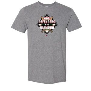 Marvel Gray Defenders of the Diamond Men's T-Shirt